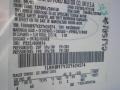  2002 Continental  White Pearescent Tri-Coat Color Code WF