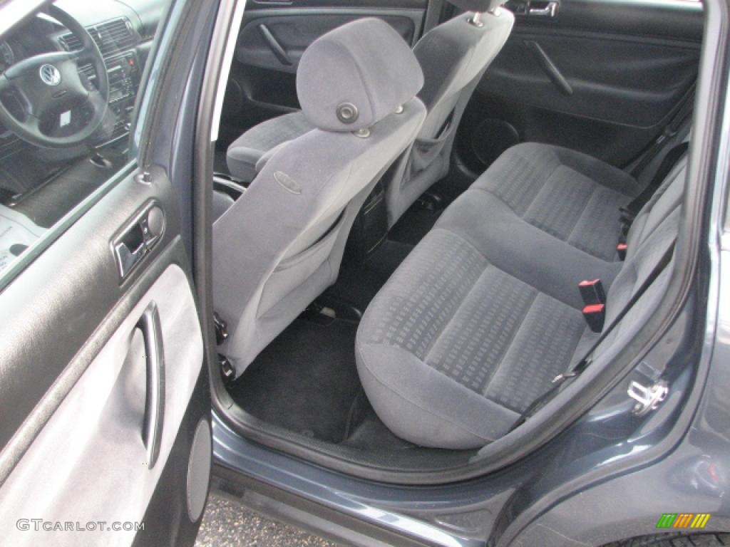 Black Interior 2001 Volkswagen Passat GLS Sedan Photo #39759278