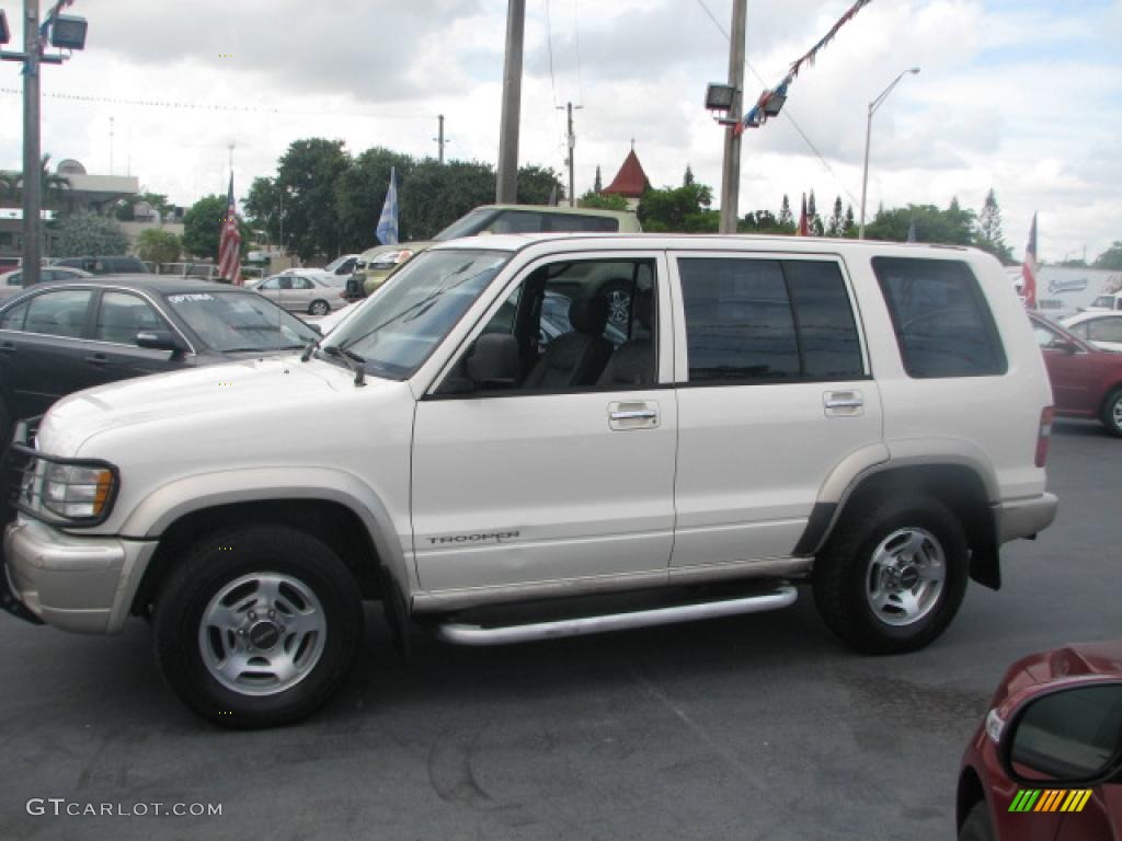 1998 Trooper S 4x4 - Cream White / Gray photo #6