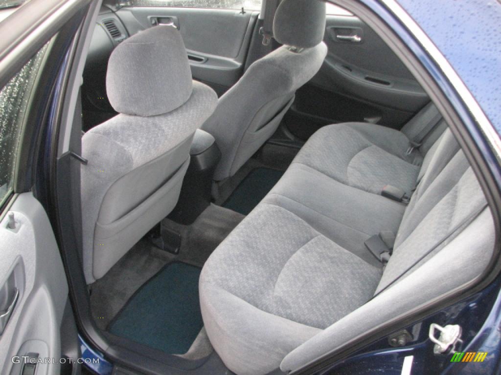 2002 Accord LX Sedan - Eternal Blue Pearl / Quartz Gray photo #13