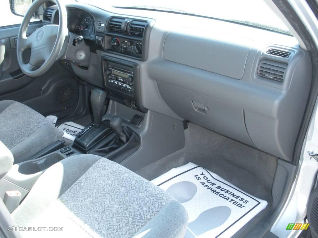2000 Rodeo LS 4WD - Bright Silver Metallic / Gray photo #16