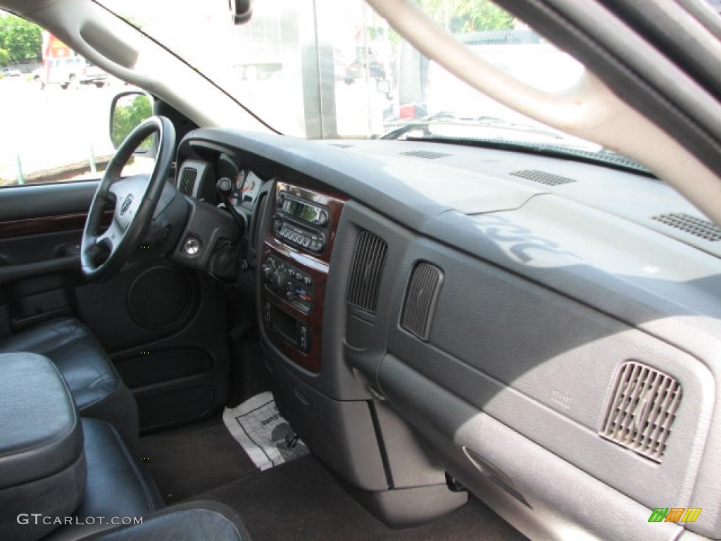 2003 Ram 1500 Laramie Quad Cab - Timberline Green Pearl / Dark Slate Gray photo #14