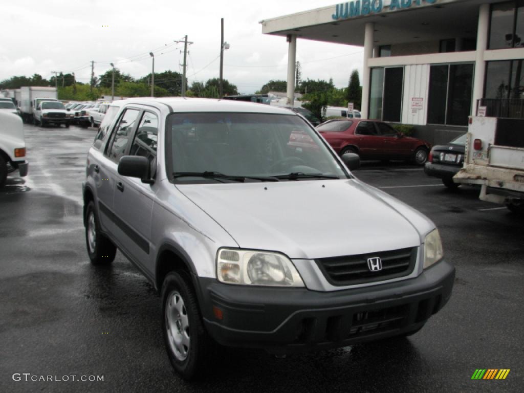 2001 CR-V LX - Satin Silver Metallic / Dark Gray photo #2