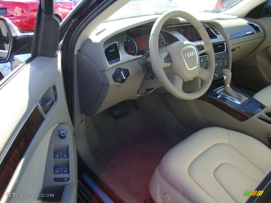 Cardamom Beige Interior 2011 Audi A4 2.0T quattro Sedan Photo #39761278