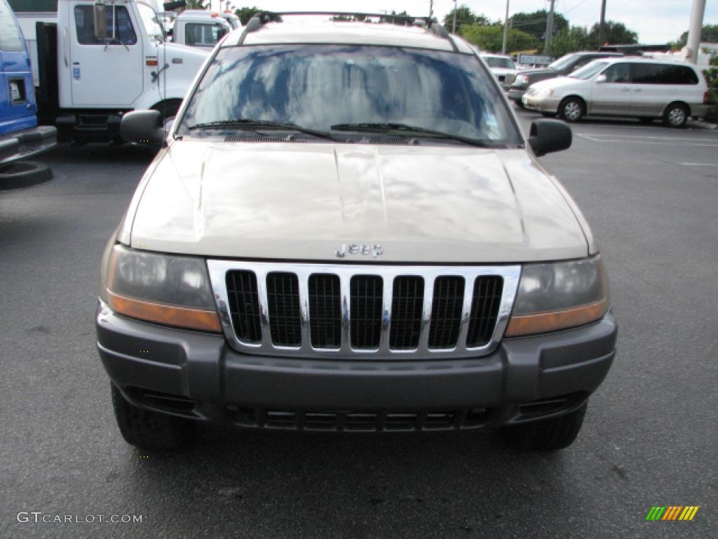 2000 Grand Cherokee Laredo - Champagne Pearlcoat / Camel photo #3