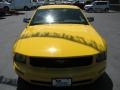 2005 Screaming Yellow Ford Mustang V6 Deluxe Coupe  photo #3