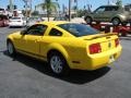 2005 Screaming Yellow Ford Mustang V6 Deluxe Coupe  photo #7