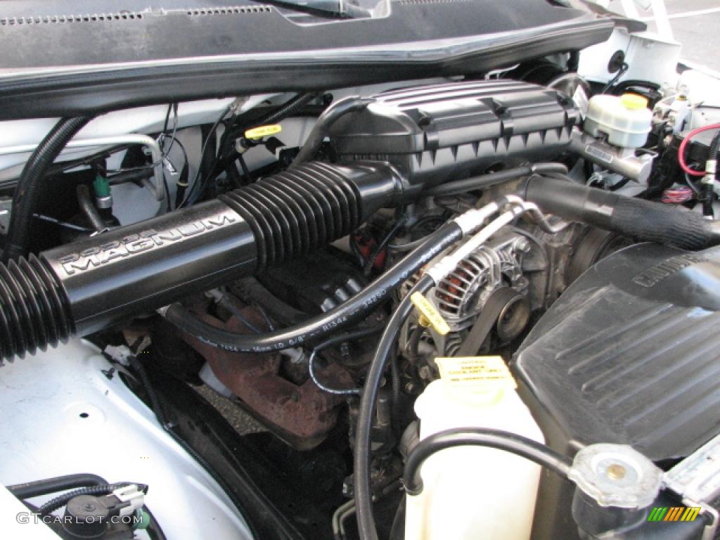 2001 Dodge Ram 1500 SLT Club Cab 5.9 Liter OHV 16-Valve V8 Engine Photo #39763034
