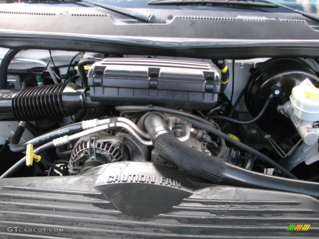 2001 Dodge Ram 1500 SLT Club Cab 5.9 Liter OHV 16-Valve V8 Engine Photo #39763050
