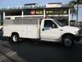 Oxford White 2003 Ford F450 Super Duty XL Regular Cab Utility Truck