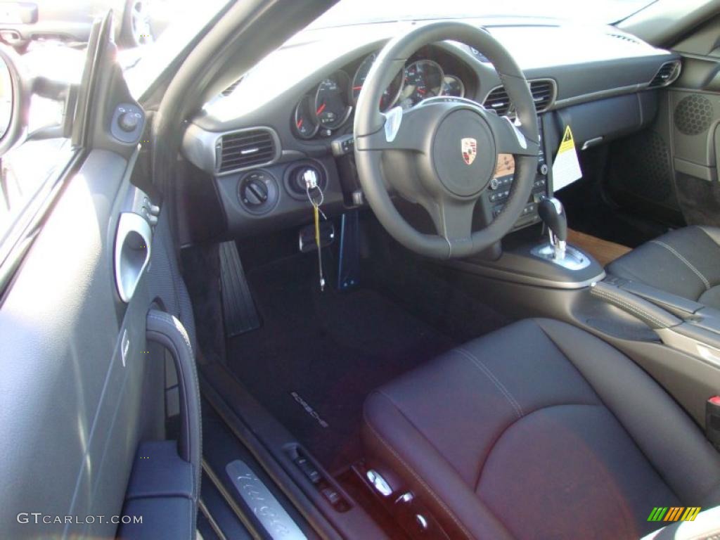 2011 911 Targa 4 - Meteor Grey Metallic / Black photo #12