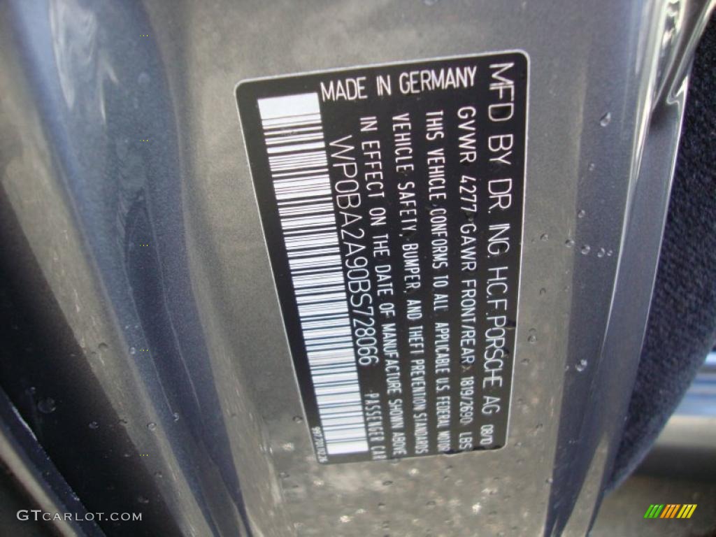 2011 911 Targa 4 - Meteor Grey Metallic / Black photo #34
