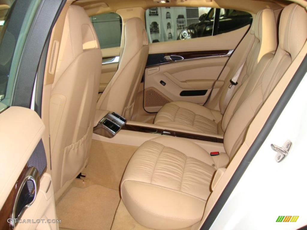 Luxor Beige Interior 2011 Porsche Panamera 4S Photo #39764094