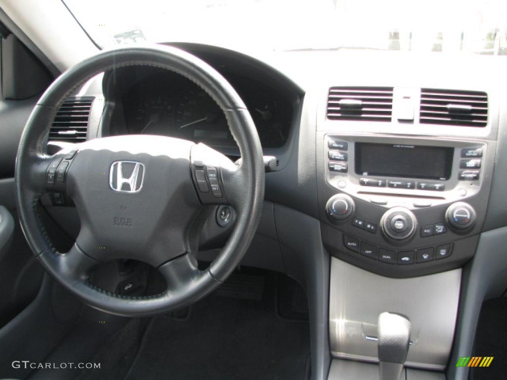 2006 Accord EX-L Sedan - Royal Blue Pearl / Black photo #15