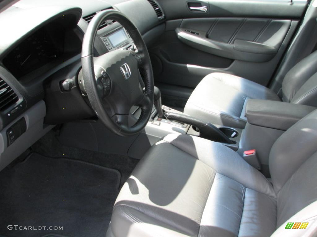2006 Accord EX-L Sedan - Royal Blue Pearl / Black photo #17