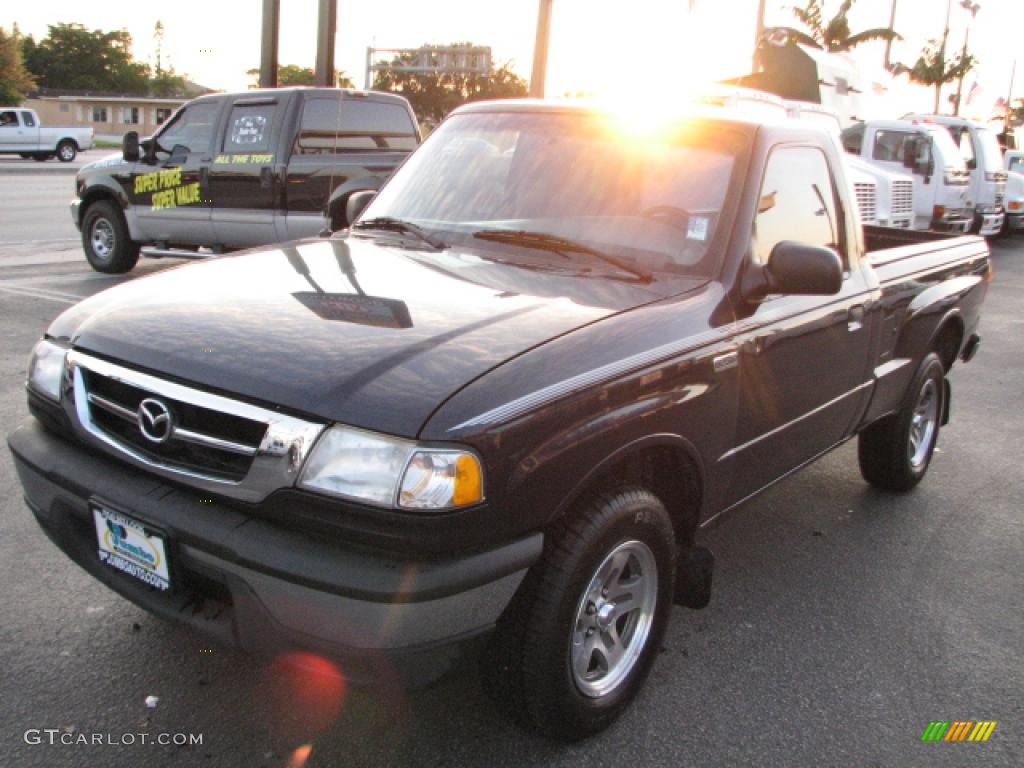 2001 B-Series Truck B2500 SX Regular Cab - Deep Galaxy Blue Metallic / Medium Graphite photo #3