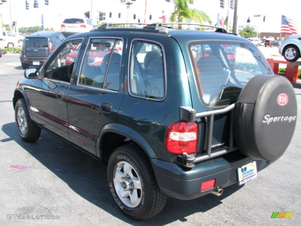 2001 Sportage EX - Evergreen / Gray photo #7