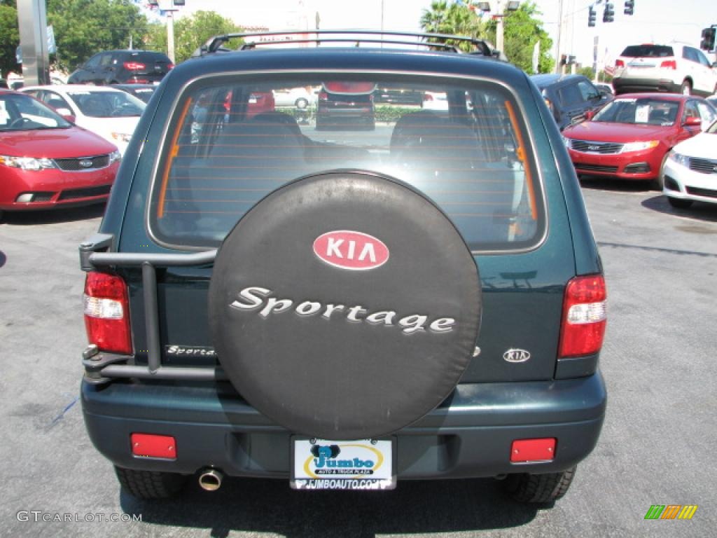 2001 Sportage EX - Evergreen / Gray photo #8