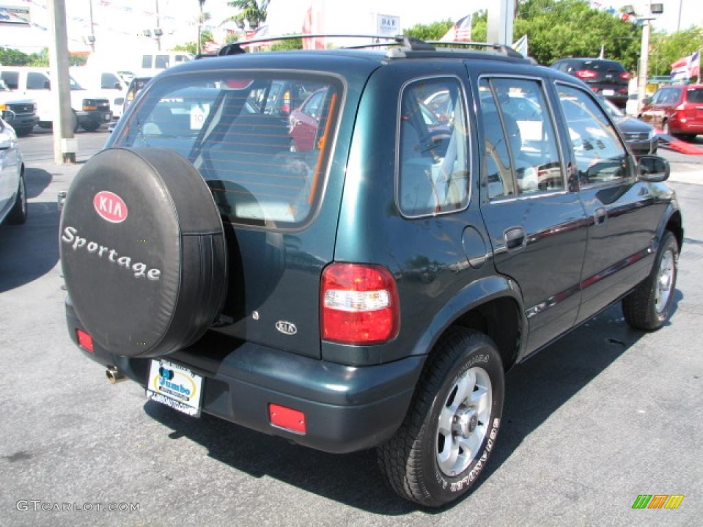 2001 Sportage EX - Evergreen / Gray photo #9