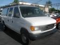 Oxford White 2004 Ford E Series Van E350 Commercial Utility
