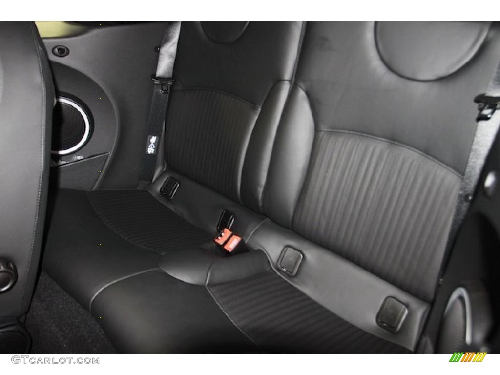 Punch Carbon Black Leather Interior 2011 Mini Cooper S Convertible Photo #39766554
