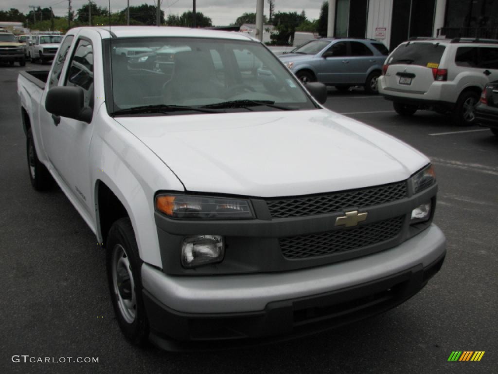 2005 Colorado Extended Cab - Summit White / Medium Dark Pewter photo #1