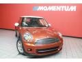 2011 Spice Orange Metallic Mini Cooper Hardtop  photo #20