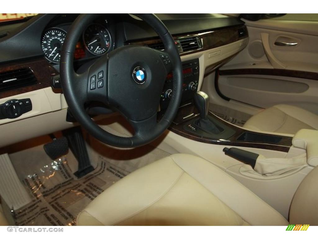 2007 3 Series 328i Sedan - Crimson Red / Beige photo #4
