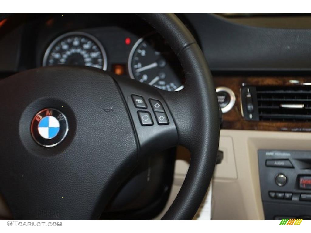 2007 3 Series 328i Sedan - Crimson Red / Beige photo #12