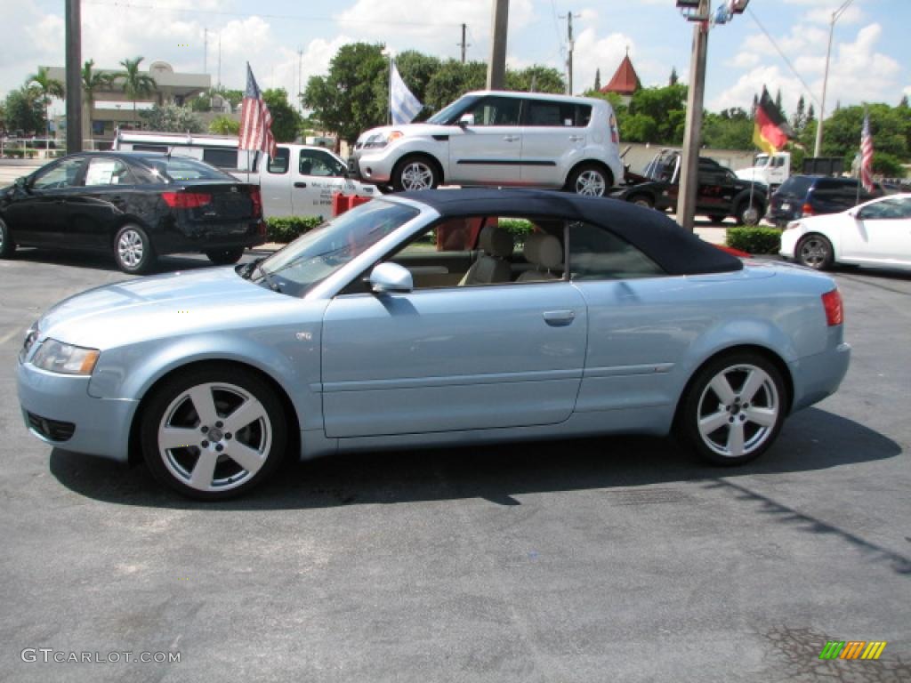 Aquamarine Blue Metallic 2006 Audi A4 1.8T Cabriolet Exterior Photo #39768150