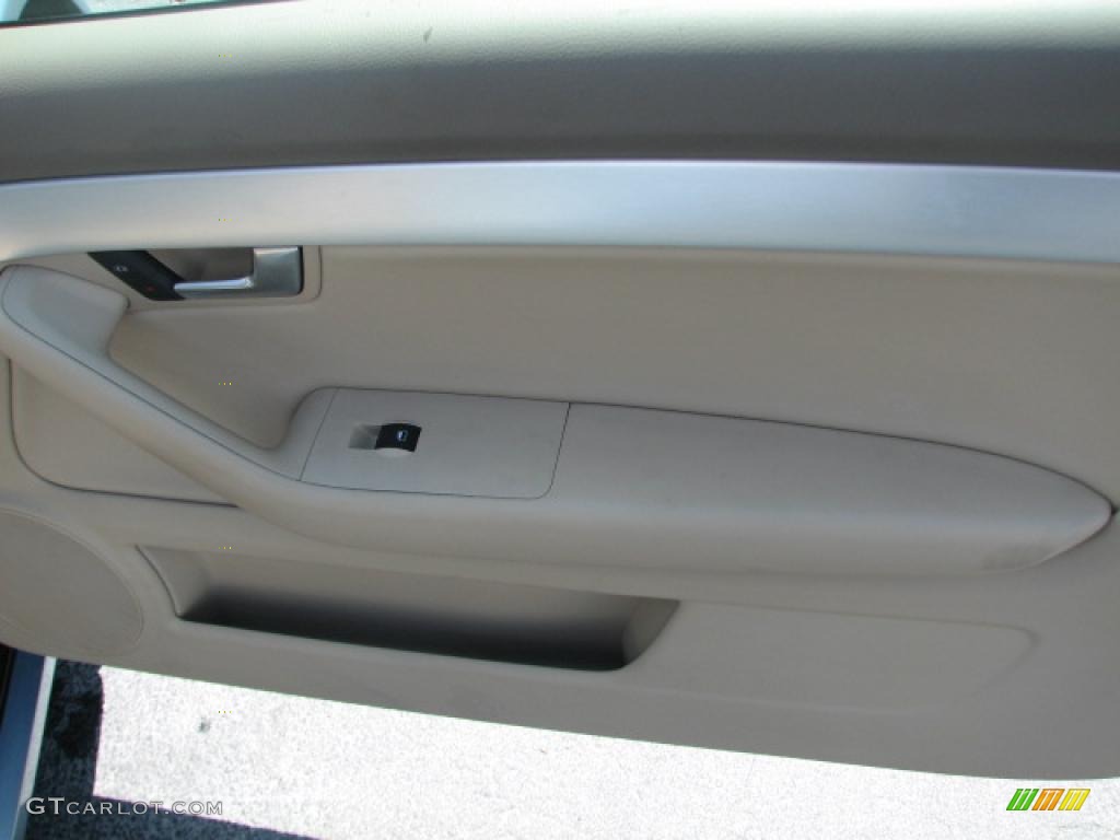 2006 Audi A4 1.8T Cabriolet Beige Door Panel Photo #39768298