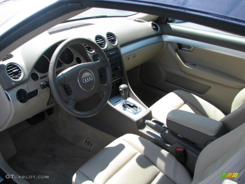 Beige Interior 2006 Audi A4 1.8T Cabriolet Photo #39768318