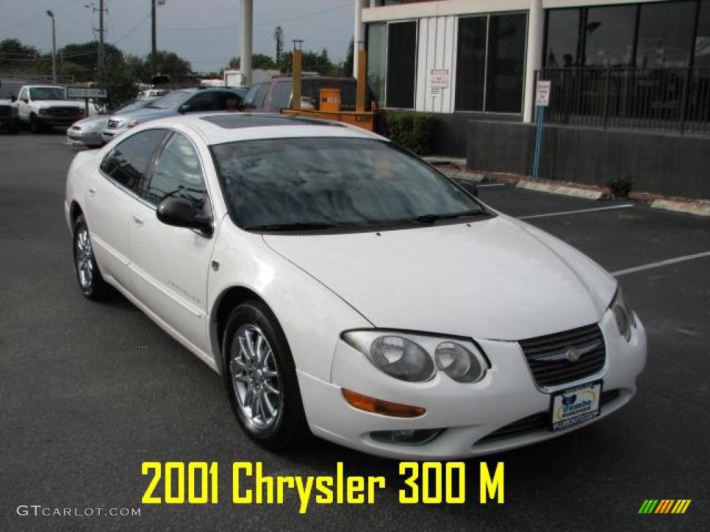 2001 300 M Sedan - Stone White / Dark Slate Gray photo #1