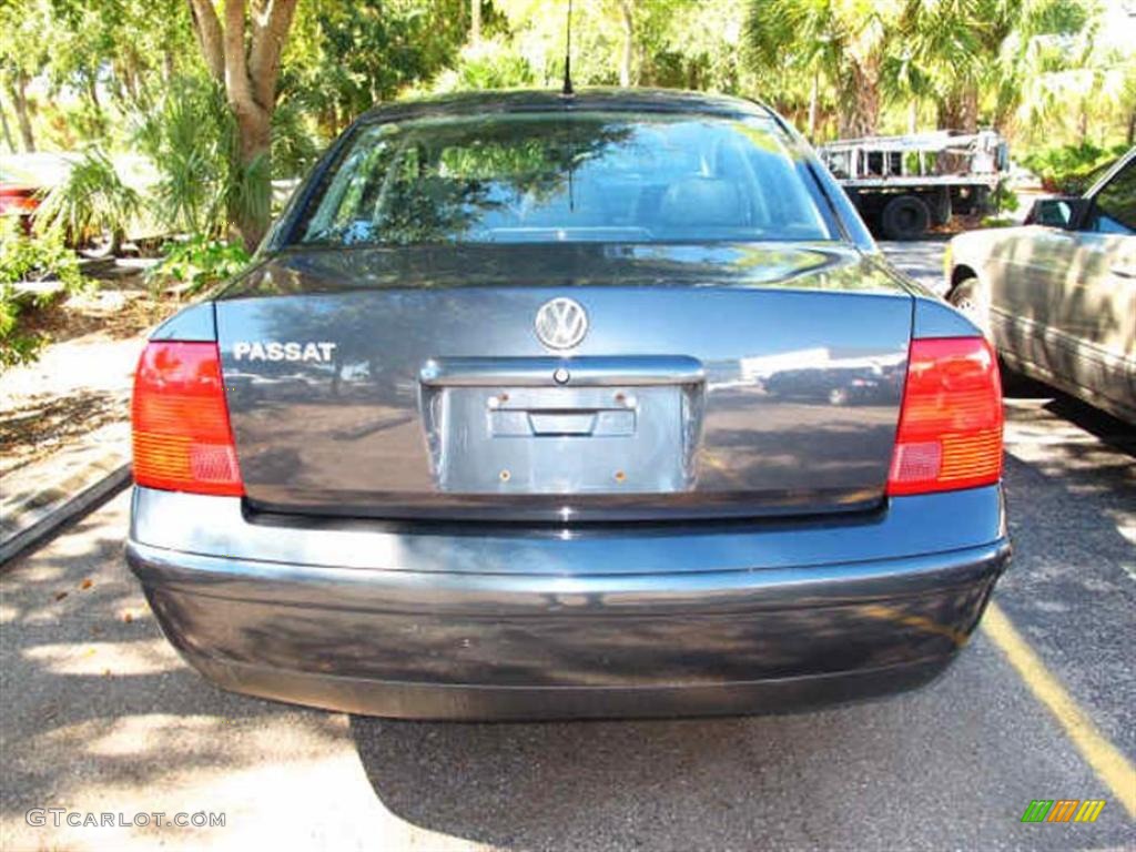 2000 Passat GLS 1.8T Sedan - Blue Anthracite Metallic / Black photo #3