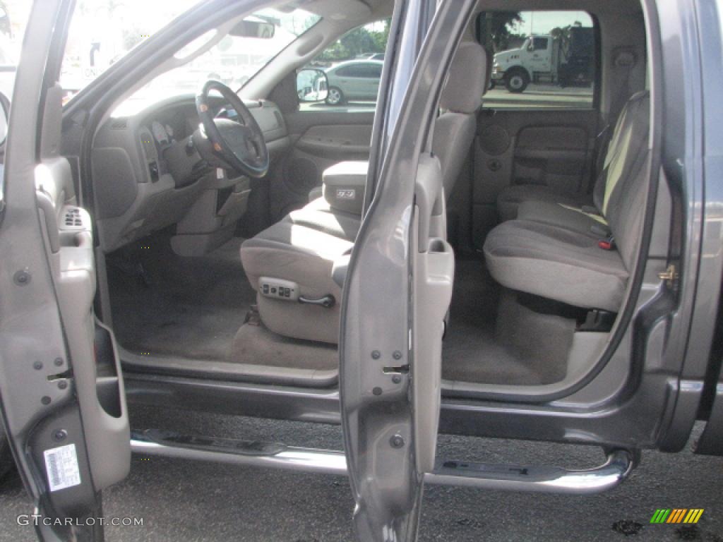 2003 Ram 1500 SLT Quad Cab - Graphite Metallic / Dark Slate Gray photo #18