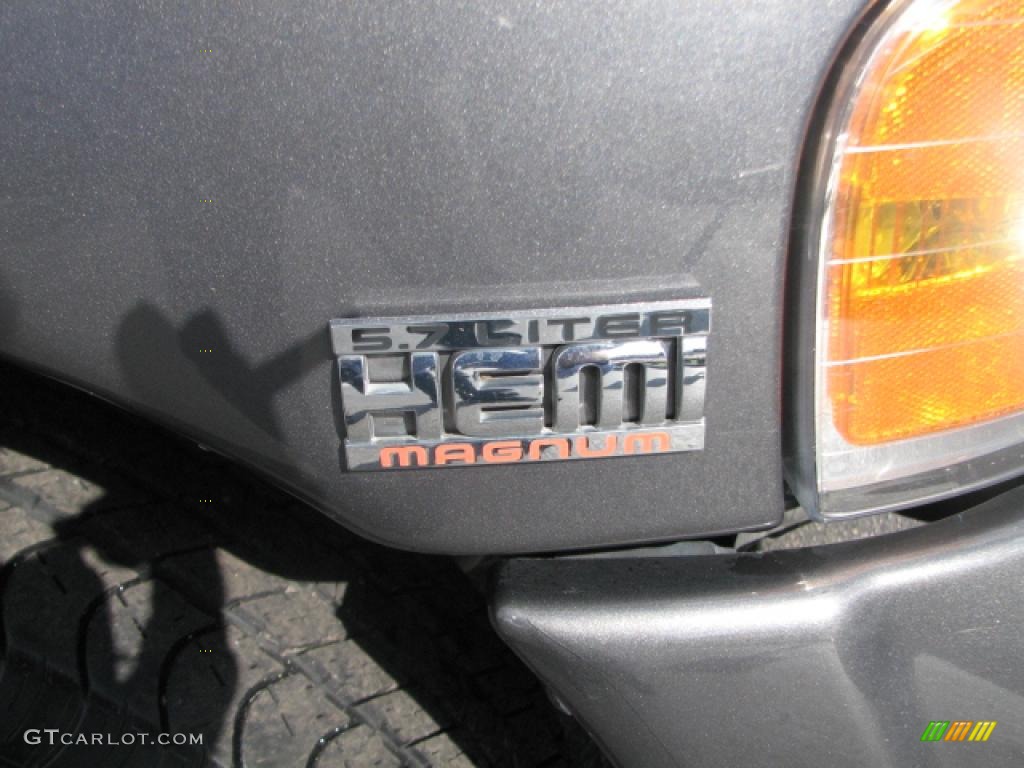 2003 Ram 1500 SLT Quad Cab - Graphite Metallic / Dark Slate Gray photo #21