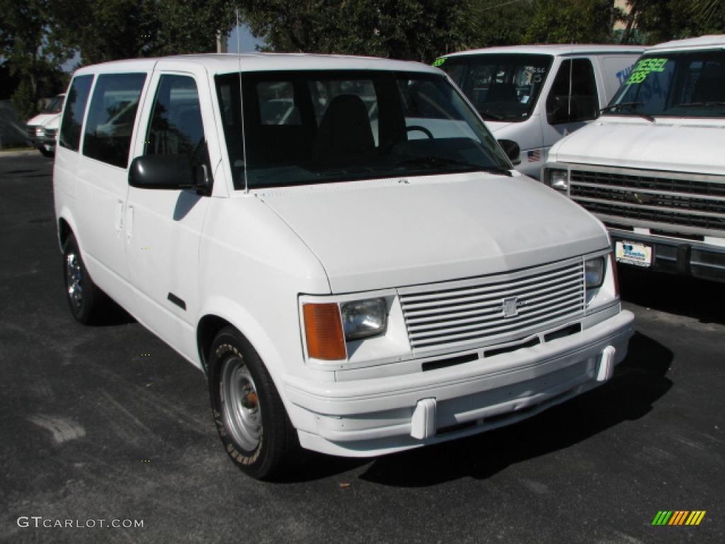 White Chevrolet Astro
