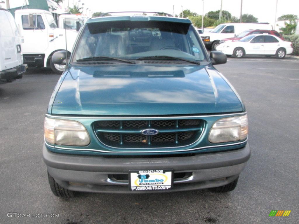 1998 Explorer XLT - Pacific Green Metallic / Medium Graphite photo #2