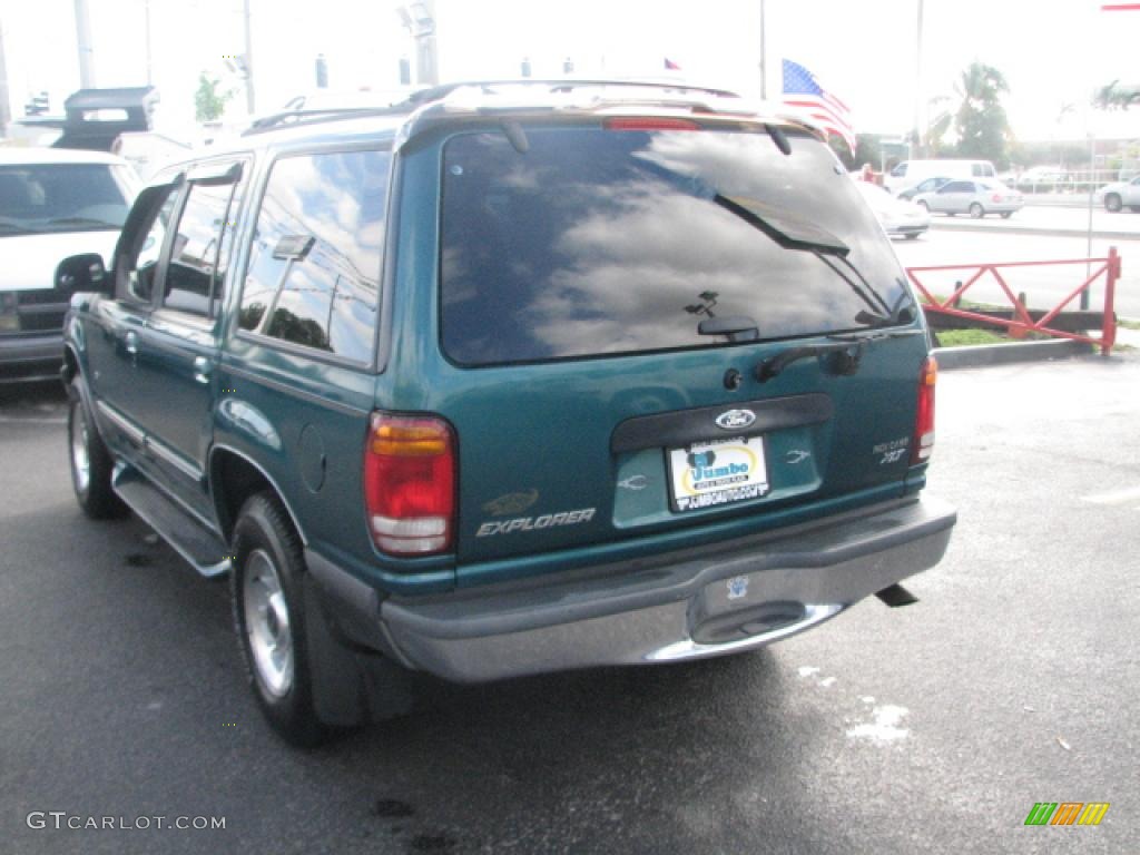 1998 Explorer XLT - Pacific Green Metallic / Medium Graphite photo #5