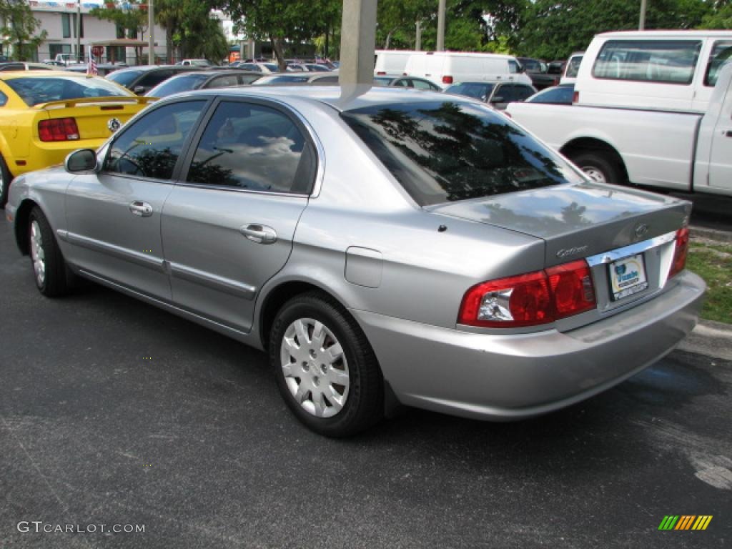 2003 Optima LX - Diamond Silver / Gray photo #6