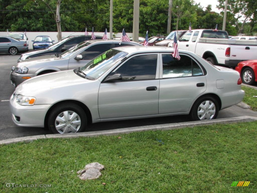 2002 Corolla CE - Silverstream Opal / Light Charcoal photo #6