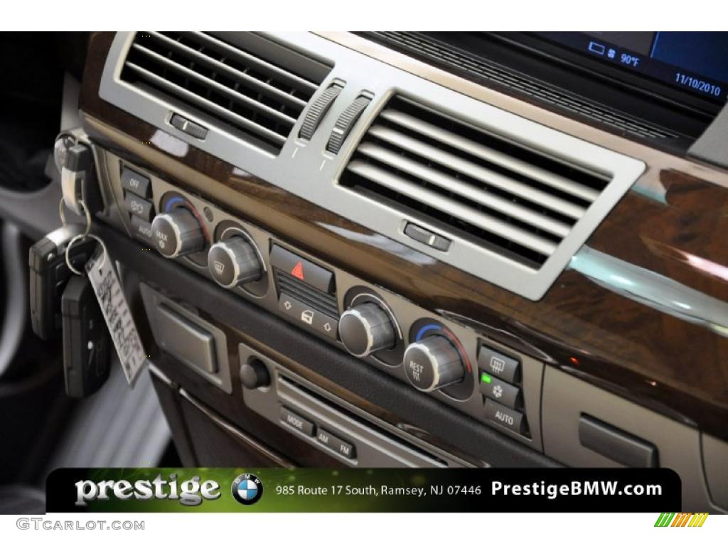 2008 7 Series 750Li Sedan - Monaco Blue Metallic / Cream Beige photo #17