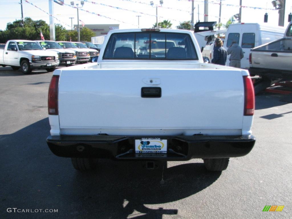 1995 C/K 2500 K2500 Regular Cab 4x4 - White / Blue photo #6