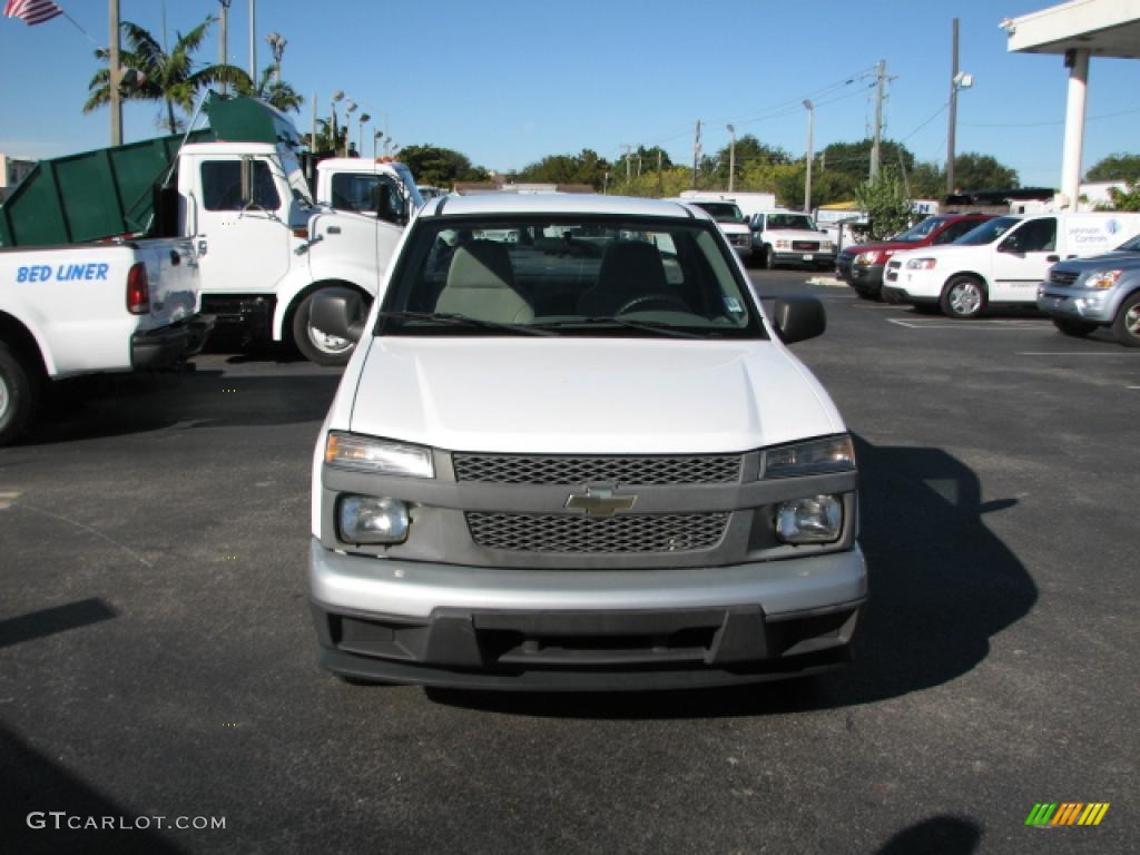 2005 Colorado Regular Cab - Summit White / Sandstone photo #2