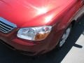 2008 Spicy Red Kia Spectra EX Sedan  photo #4