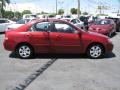 2008 Spicy Red Kia Spectra EX Sedan  photo #10