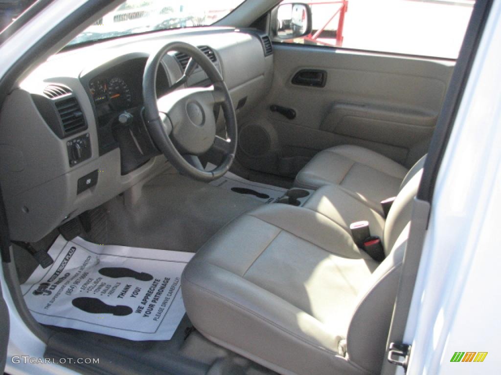 Sandstone Interior 2005 Chevrolet Colorado Regular Cab Photo #39773558