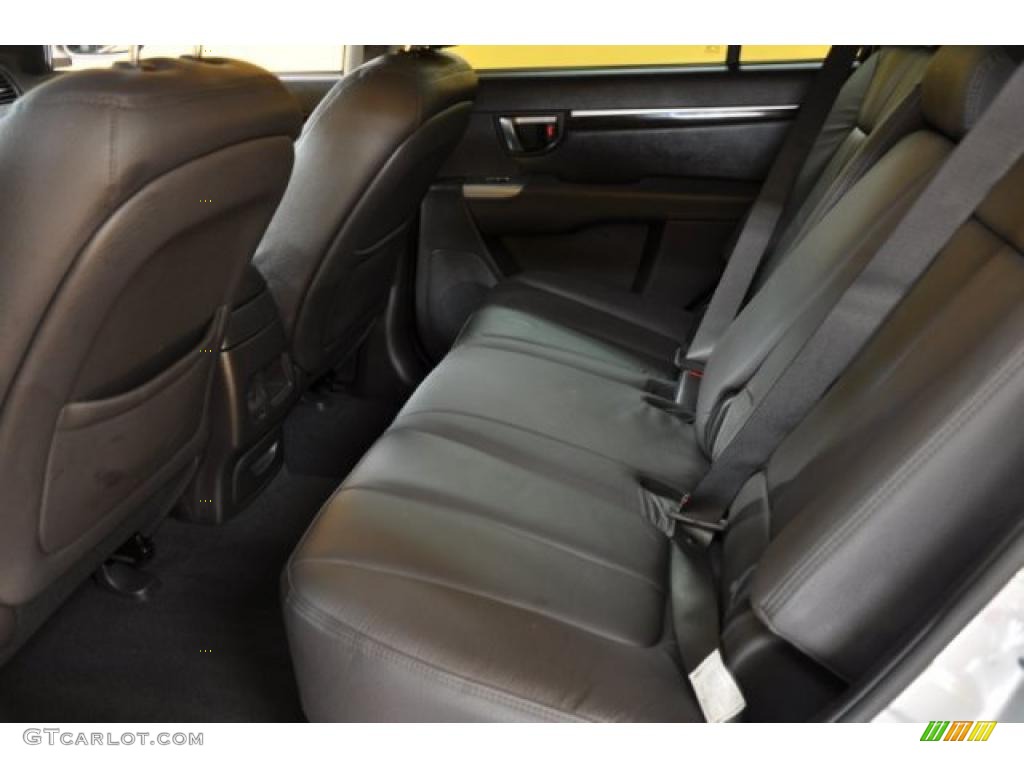 Cocoa Black Interior 2010 Hyundai Santa Fe Limited 4WD Photo #39774386