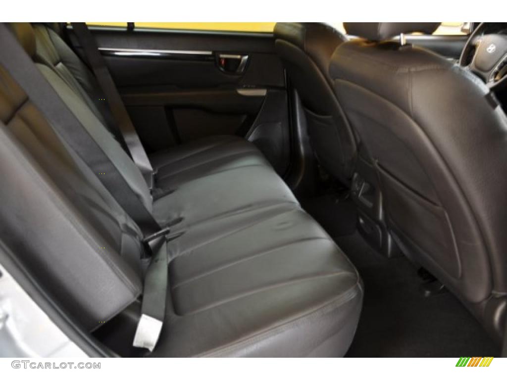 Cocoa Black Interior 2010 Hyundai Santa Fe Limited 4WD Photo #39774414