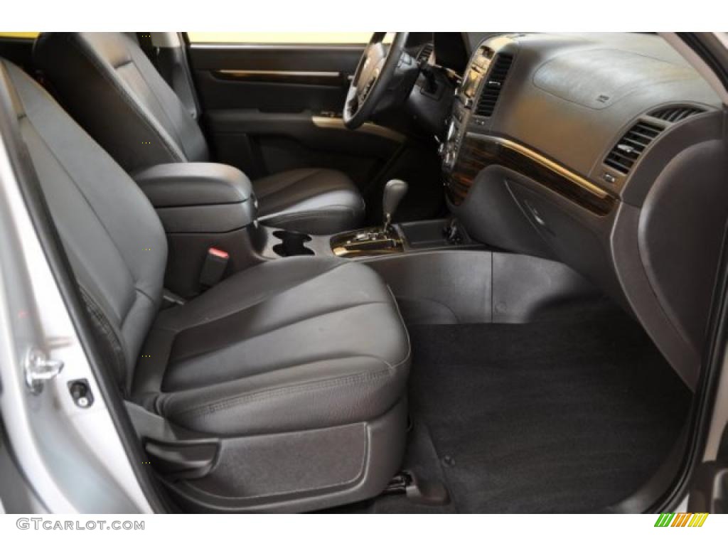 Cocoa Black Interior 2010 Hyundai Santa Fe Limited 4WD Photo #39774422